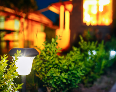 Solar-powered outdoor lighting ideas