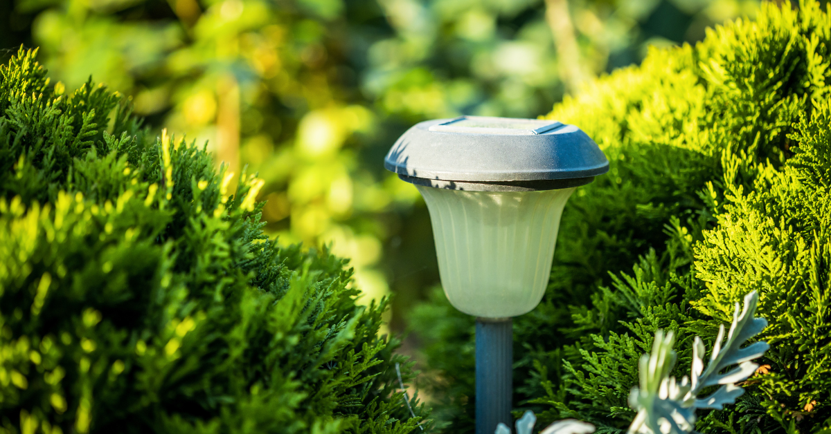 Solar-powered outdoor lighting ideas